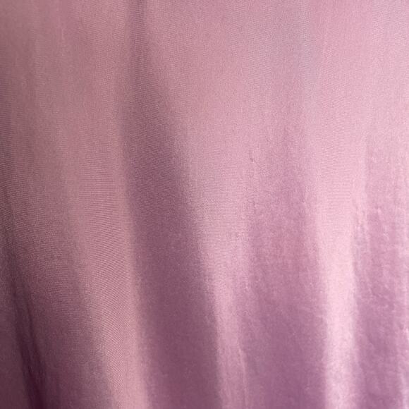 Vintage Vassarette Maxi Nightgown Size Medium Purple Silky Lingerie Chemise 90s - Picture 11 of 16